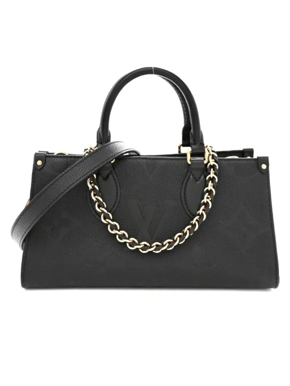SAVE $760! Louis Vuitton OnTheGo East West Black Empreinte Monogram Shoulder Bag